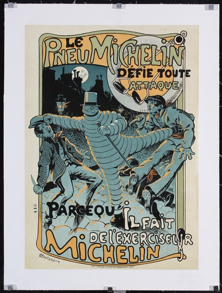 Le Pneu Michelin by Delaspre. 1910