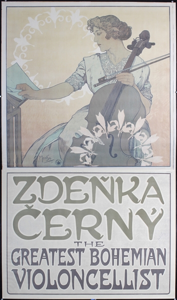 Zdenka Cerny by Alphonse Mucha. 1913