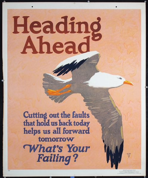 Heading Ahead by Lee. 1929