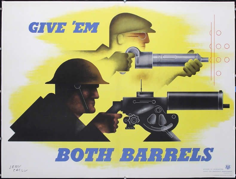 Give ´em both barrels by Carlu. 1941