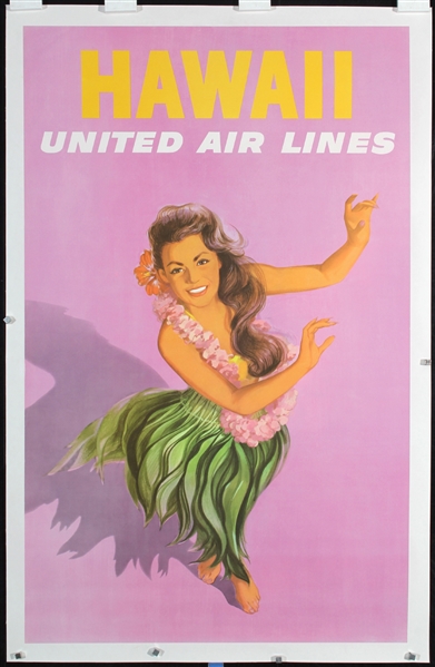 United Air Lines - Hawaii by Anonymous. ca. 1960