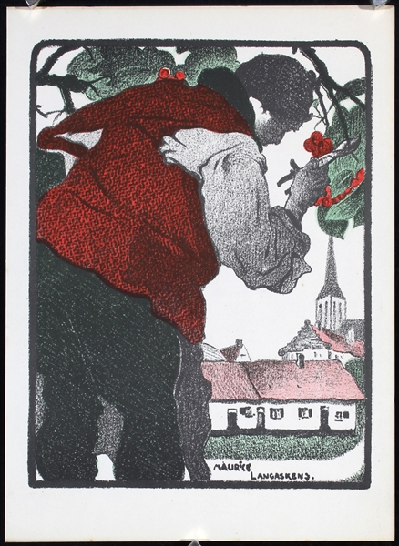 Le Cerisier (The Cherry Tree) by Langaskens, 1924