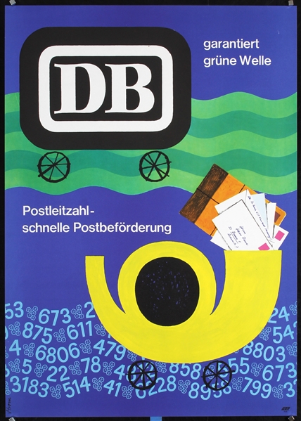 DB garantiert grüne Welle (Deutsche Bundesbahn) by Strom, 1963