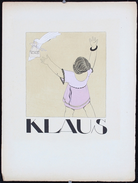 Klaus (Chocolate) by R. Brunel, ca. 1920