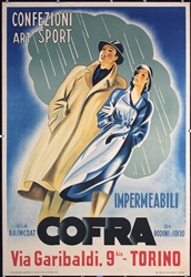 Cofra - Impermeabili by Marcellov Dudovich, 1946