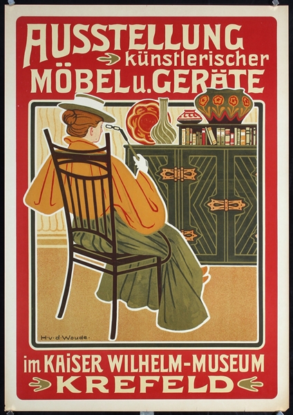 Künstlerische Möbel u. Geräte by van der Woude, 1898
