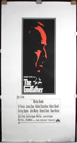 The Godfather (British 3-Sheet) by S. Neil Fujita, 1972