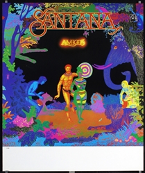Santana - Amigos by Tadanori Yokoo, 1976