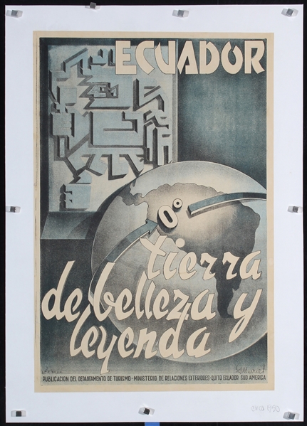 Ecuador - Tierra de Belleza y Leyenda by Muriel, ca. 1950