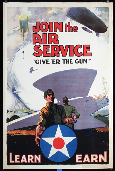 Join the Air Service by Warren Keith, ca. 1918