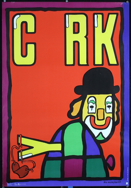 Cyrk (Clown with Slingshot) by Jan Mlodozeniec, ca. 1979
