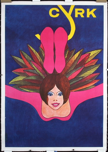 Cyrk (Woman Swinging) by Witold Janowski, ca. 1973