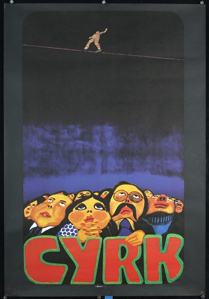 Cyrk (Tightrope) by Jan Sawka, ca. 1979