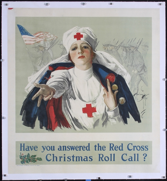 Have you answered the Red Cross Christmas Roll Call? by Harrison Fisher, 1918
