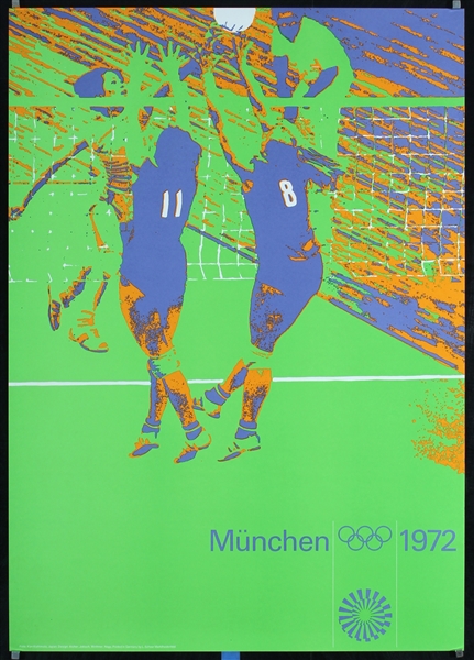 München (Olympic Games - Volleyball) by Otl Aicher, 1972