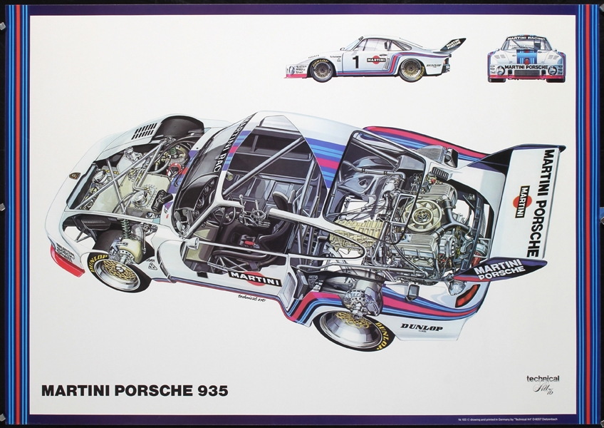 Porsche - Martini Porsche 935 by Anonymous, 1976