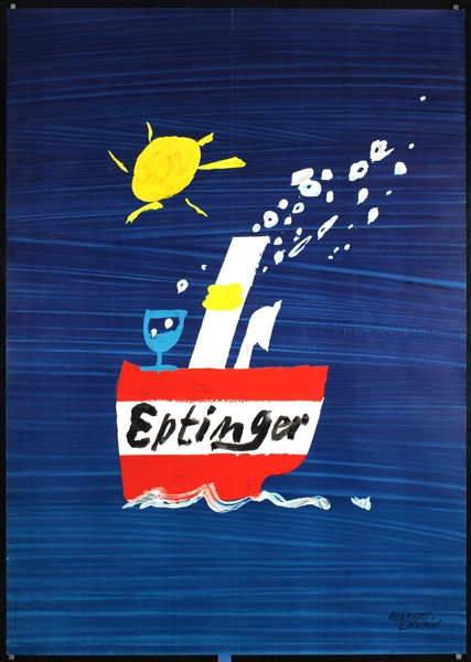 Eptinger (boat) by Herbert Leupin, 1959