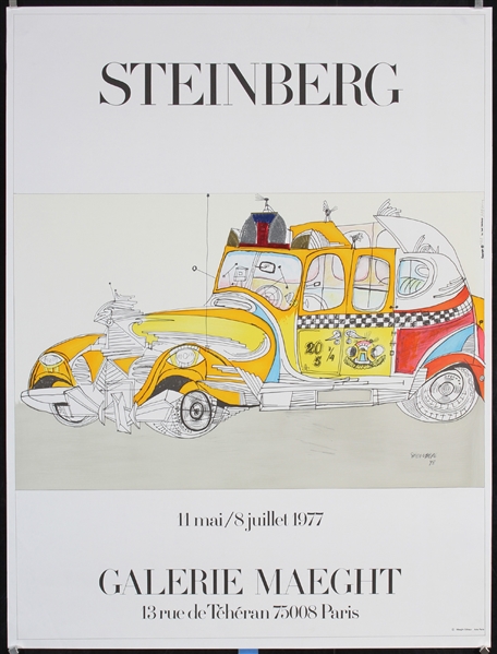 Steinberg - Galerie Maeght by Saul Steinberg, 1977