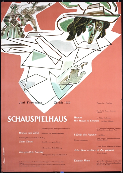 Juni-Festwochen - Schauspielhaus by Müller-Brockmann, 1950