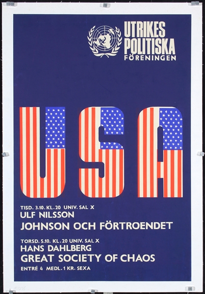 USA - Utrikespolitiska (Foreign Policy) by Anonymous, ca. 1962
