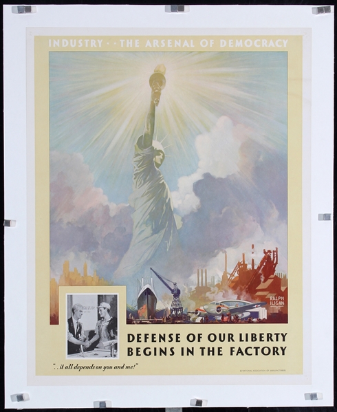 Industry - Defense of our Liberty by Ralph Iligan, ca. 1942