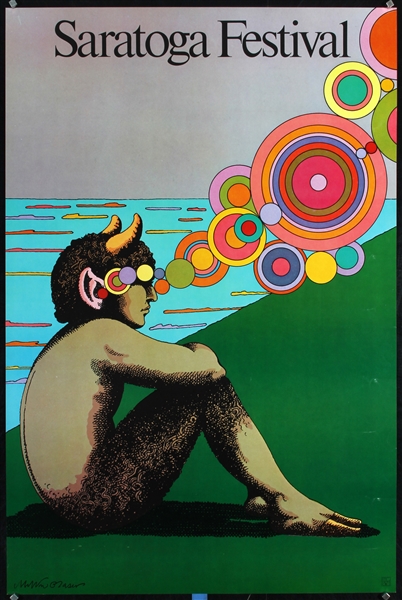 Saratoga Festival by Milton Glaser, 1975