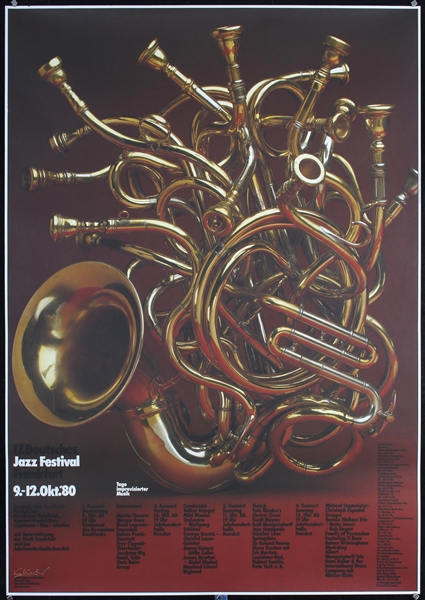17. Deutsches Jazz Festival by Günther Kieser, 1980