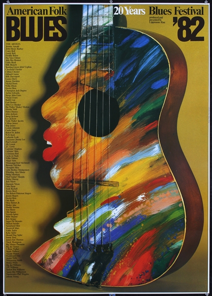 American Folk Blues Festival by Günther Kieser, 1982
