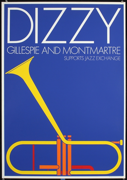 Dizzy Gillespie and Montmartre by Per Arnoldi, ca. 1985