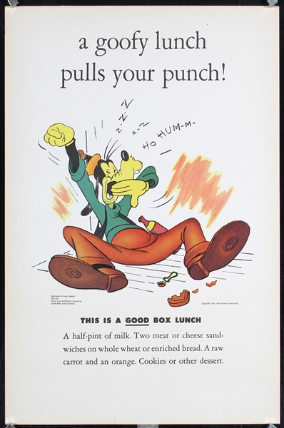 a goofy lunch pulls your punch by Walt Disney, 1943