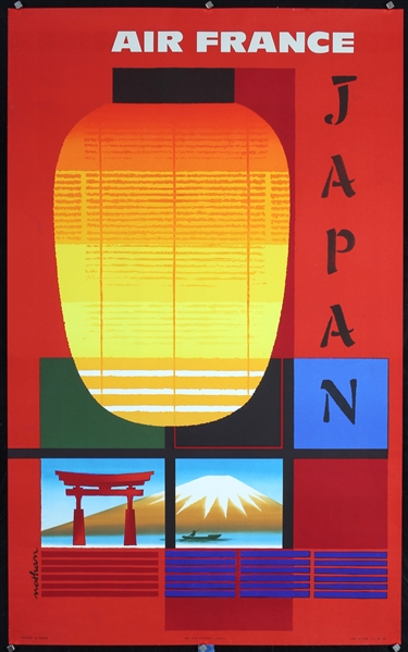 Air France - Japan by Jacques Nathan, 1959