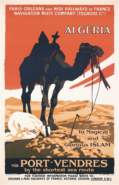 Algeria - To Magical and Glorious Islam by Anonymous, 1926
