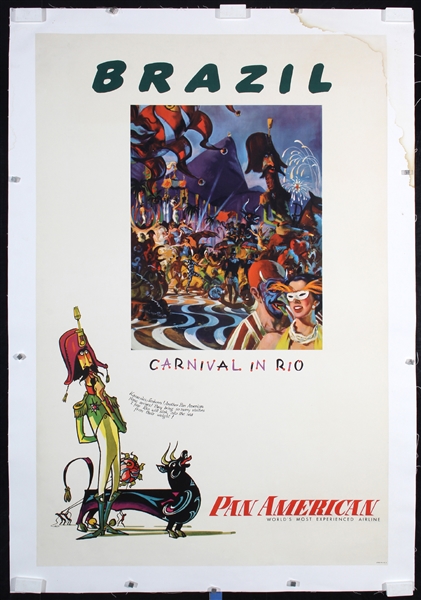 Pan American - Brazil by William Prescott, ca. 1950