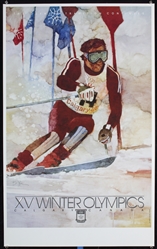 XV Winter Olympics - Calgary (Ski Slalom) by Bart John Forbes, 1987