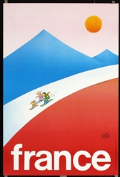 France (Ski) by Laville, ca. 1970
