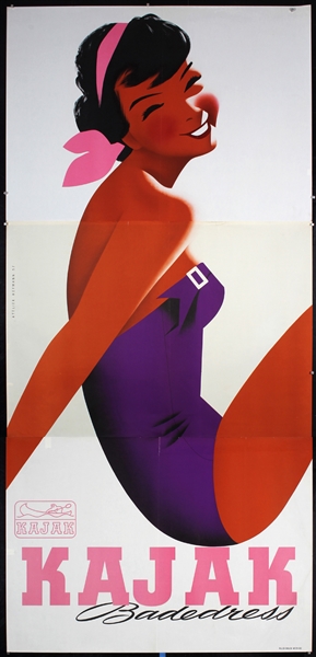 Kajak Badedress by Hofmann (Studio), 1957