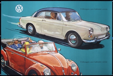 VW - Cabriolet (Volkswagen) by Victor Mundorff, ca. 1961