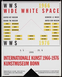 Wide White Space by Lawrence Charles Weiner, 1995