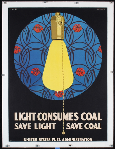 Light Consumes Coal by Clarence Coles Phillips, 1917
