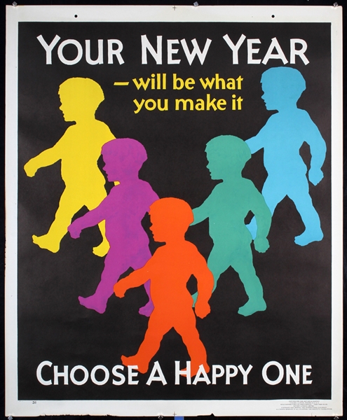 Your New Year - Choose a happy one by Anonymous - USA, 1929