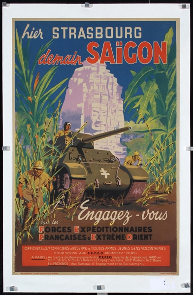 Hier Strasbourg Demain Saigon by Pierre Baudouin, 1944