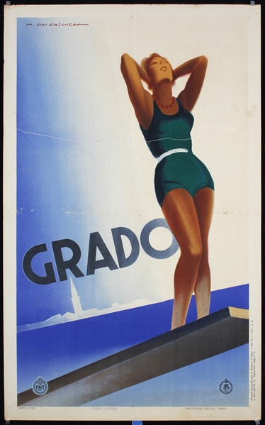 Grado by Marcello Dudovich, 1933