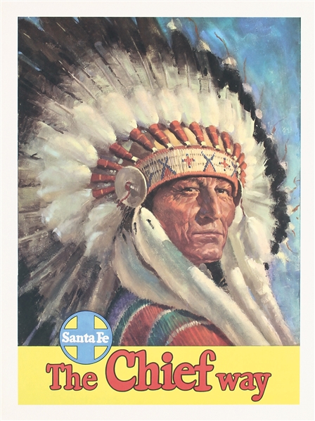 Santa Fe - The Chief Way by Anonymous - USA, ca. 1946