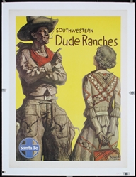 Santa Fe - Southwestern Dude Ranches by Hernando G. Villa, 1948