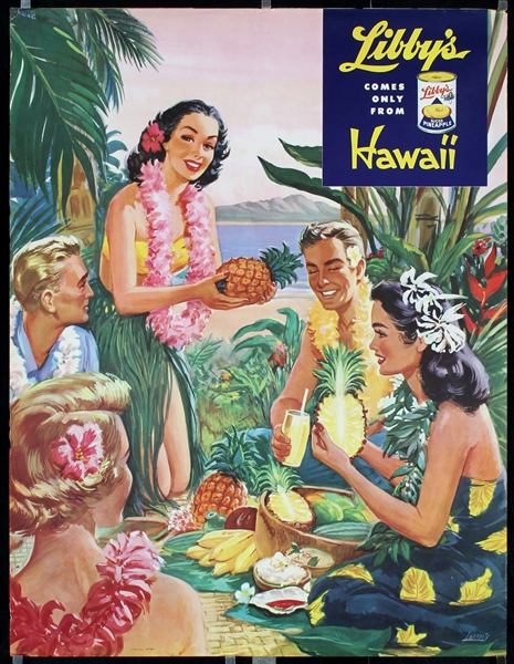 Libbys - Hawaii (Beach Party) by Lafferty, 1957