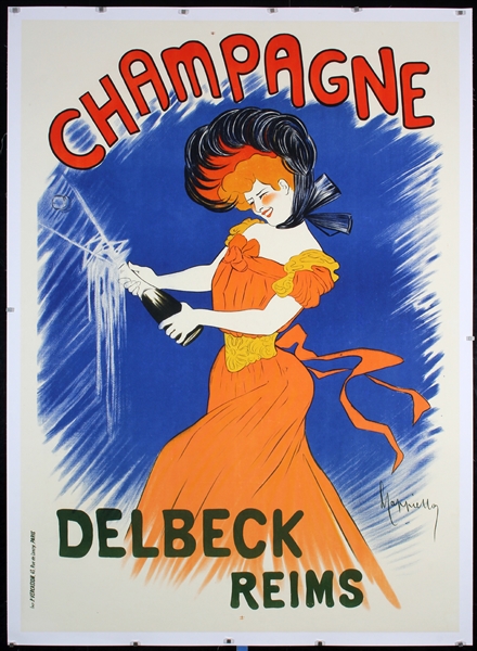 Champagne Delbeck - Reims by Leonetto Cappiello, 1902