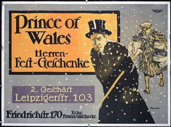 Prince of Wales - Herren Fest-Geschenke by Fritz Rumpf, ca. 1912