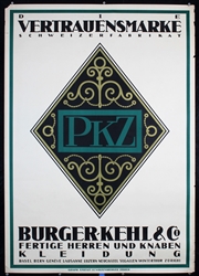 PKZ - Burger-Kehl & Co. by Otto Baumberger, 1917