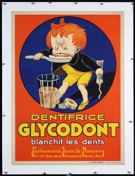 Dentifrice Glycodont by John Onwy, ca. 1930