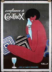 Contrex - Confiance by Bernhard Villemot, 1973